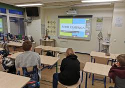 Rohelise kooli õpilaste ühine Webinari vaatamine